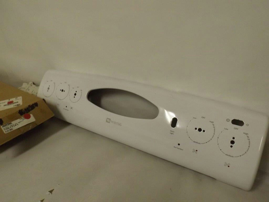 MAYTAG WHIRLPOOL STOVE 74011181 2602D288-81 BACKGUARD PANEL NEW MAYTAG WHIRLPOOL STOVE 74011181 2602D288-81 BACKGUARD PANEL NEW